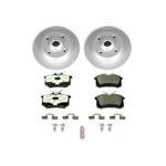 Power Stop 99-02 Volkswagen Cabrio Rear Euro-Stop Brake Kit; 1999-2002