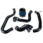 Injen Short Ram Intake Mitsubishi Evo VIII 2.0L Turbo, MR, IX Cast Aluminum Intake System w/ Full Intercooler Piping, Black; 2003-2006