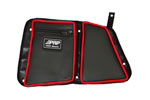 PRP Polaris RZR Rear Door Bag with Knee Pad for Polaris RZR (Driver Side)- Red; 2014-2022