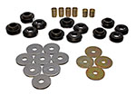 Energy Suspension 75-79 Chevrolet Nova / Chevy II Black Body Mount Set; 1975-1979