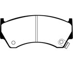 EBC 95-97 Nissan Sentra 1.6 Ultimax2 Front Brake Pads; 1995-1997