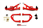 BMR 93-02 F-Body Upper And Lower A-Arm Kit - Red; 1993-2002