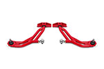 BMR 10-14 Ford Mustang Adj. Lower A-Arms Delrin/Rod End w/ 19mm STD. Ball Joint - Red; 2010-2014