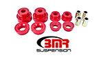 BMR 10-15 5th Gen Camaro Rear Cradle Pro Version Full Bushing Kit (Polyurethane) - Red; 2010-2015