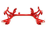 BMR Tubular K-member, TURBO, LS1 Motor Mounts, Standard Rack Mounts Red