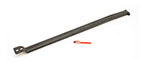 BMR Tubular Upper Panhard Rod Support Mustang V8 Black Hammertone