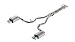 Borla 19-22 Ford Explorer 3.0L V6 AT AWD 4DR 2.25in ATAK Catback Exhaust - Chrome Tip; 2019-2022