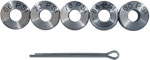 Boundary Ford/Mazda BP (All Types) I4 Shim Kit (7/14/21/28/35 PSI) w/Retaining Pin; 1990-2005