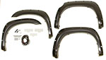 Bushwacker 07-13 Toyota Tundra Fleetside Pocket Style Flares 4pc 97.6/78.7/66.7in Bed - Black; 2007-2013