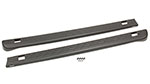 Bushwacker 07-13 GMC Sierra 1500 Fleetside Bed Rail Caps 69.3in Bed - Black; 2007-2013