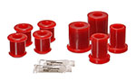 Energy Suspension 04-09 Cadillac XLR/XLR-V / 97-12 Corvette Red Front End C/A Bushing Set; 2004-2009