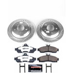 Power Stop 94-96 Chevrolet Caprice Rear Z26 Street Warrior Brake Kit; 1994-1996