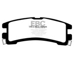 EBC 87-95 Nissan Pathfinder 3.0 Greenstuff Rear Brake Pads; 1987-1995