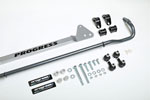 Progress Tech 92-95 Honda Civic Rear Sway Bar (22mm - Adjustable) Incl Bar Brace and Adj End Links; 1992-1995