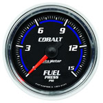 Autometer Cobalt 52mm 15 PSI Electronic Fuel Pressure Gauge; 2015-2015