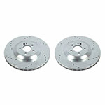 Power Stop 19-20 Mercedes-Benz CLS450 Rear Evolution Drilled & Slotted Rotors - Pair