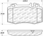 StopTech Sport Brake Pads Mercedes-Benz SL600, Front