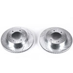 Power Stop 06-10 Hummer H3 Front Evolution Drilled & Slotted Rotors - Pair; 2006-2010