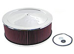 K&N 5-1/8in / 14in X 5.12in H / 7/8in Drop Base Air Cleaner Assembly