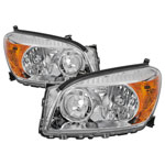 xTune 06-08 Toyota RAV4 OEM Style Headlights - Chrome (HD-JH-TRAV06-AM-C); 2006-2008