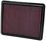 K&N Replacement Air Filter 10-12 Hyundai Santa Fe/Kia Sorrento / 11-12 Hyundai Sonata/Kia Optima; 2010-2012