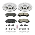 Power Stop 14-19 Infiniti Q50 Front Z23 Evolution Sport Brake Kit; 2014-2019