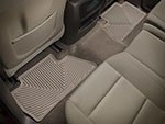 WeatherTech 2017+ Honda Ridgeline Rear Rubber Mats - Tan; 2017-2023