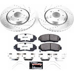 Power Stop 15-17 Honda Odyssey Front Z26 Street Warrior Brake Kit; 2015-2017