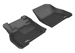 3D MAXpider 2011-2012 Nissan Leaf Kagu 1st Row Floormat - Black