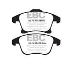 EBC 13+ Ford Fusion 1.6 Turbo Yellowstuff Front Brake Pads