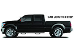 N-Fab RS Nerf Step 19-21 Ram 1500 (New Body Style) SRW Quad Cab Length - Tex. Black; 2019-2021