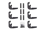 Deezee 19-23 Chevrolet Silverado Running Board Rough Step Bracket Kit; 2019-2023