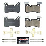 Power Stop 2012 Mercedes-Benz C63 AMG Rear Z23 Evolution Sport Brake Pads w/Hardware; 2012-2012