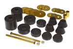 Prothane 67-72 GM Body Mount 12 Bushing Kit - Black; 1967-1972