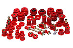 Energy Suspension 07-10 Chevy/GMC Hyper-Flex Master Bushing Set - Red; 2007-2010