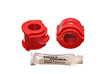 Energy Suspension 00-03 Nissan Maxima Red 22mm Front Sway Bar Frame Bushings; 2000-2003