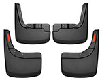 Husky Liners 19-23 Chevrolet Silverado 1500 (Excl. ZR2/TBoss) Front and Rear Mud Guards - Black; 2019-2024