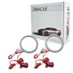 Oracle Chrysler 300/300C/SRT8 11-19 WP LED Projector Fog Halo Kit - White; 2011-2019