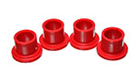 Energy Suspension 00-04 Dodge Dakota 4WD / 00-03 Durango 4WD Red Front Rack and Pinion Bushing Set; 2000-2004