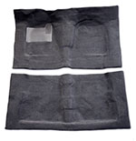 Lund 80-86 Nissan Pickup Pro-Line Full Flr. Replacement Carpet - Charcoal (3 Pc.); 1980-1986