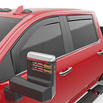 EGR 20-23 Chevrolet Silverado HD In-Channel Window Visors - Matte Black; 2020-2023