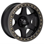 RBP 50R Cobra 17x9.0 8x165.1 BP / 4.5 BS / -12mm Offset 121.3mm CB Black w/Bronze Ring Wheel