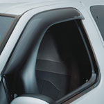 AVS 98-04 Nissan Frontier Aerovisor Front Outside Mount Window Deflector 2pc - Smoke; 1998-2004