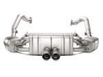 Akrapovic Porsche Boxster (981) Slip-On Line (Titanium); 2012-2015