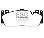 EBC 12+ BMW M5 4.4 Twin Turbo (F10) Redstuff Front Brake Pads