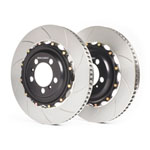 GiroDisc 2020+ Toyota GR Supra 3.0L Rear Slotted Rotors; 2020-2023