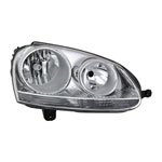 xTune Volkswagen Golf 06-09 Passenger Side Headlight - OEM Right HD-JH-VJ06-OE-R; 2006-2009