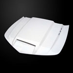 Amerihood Chevrolet Camaro SS Type-SMS Style Functional Heat Extractor Ram Air Hood; 2014-2015