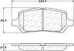 StopTech Street Select Brake Pads Pontiac G5, Front