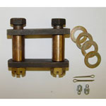 Omix HD Shackle Kit 55-75 Jeep CJ Models; 1955-1975